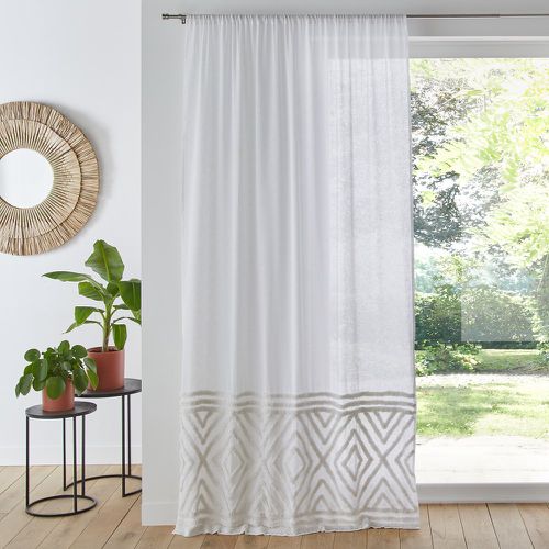 Assav Tufted Polycotton Voile Curtain - LA REDOUTE INTERIEURS - Modalova