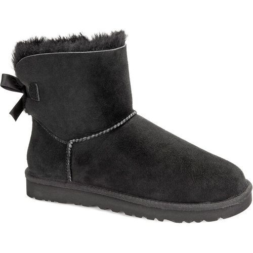 Mini Bailey Bow II Ankle Boots with Faux Fur Lining - Ugg - Modalova