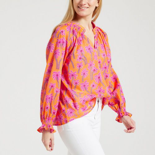 Sam Bountree Cotton Blouse in Floral Print - Des Petits Hauts - Modalova