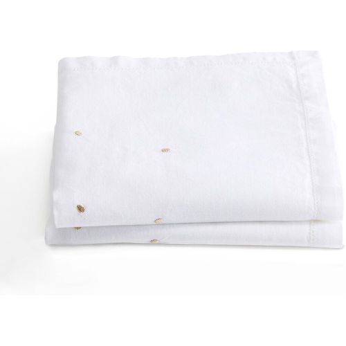 Set of 2 Doris Embroidered Cotton/Linen Napkins - LA REDOUTE INTERIEURS - Modalova