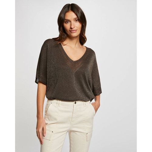 V-Neck Fine Knit Jumper - Morgan - Modalova