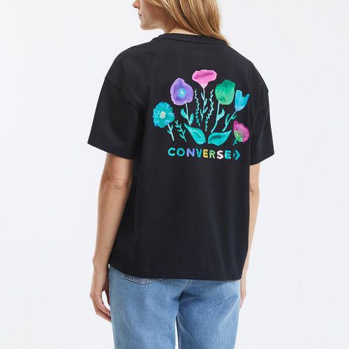 Floral Graphic Cotton T-Shirt in a Relaxed Fit - Converse - Modalova