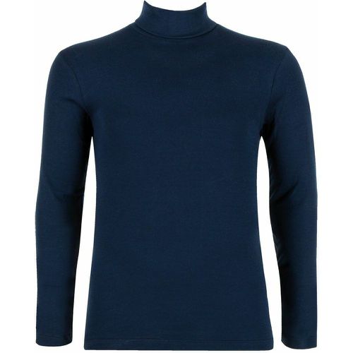 Cotton Turtleneck T-Shirt with Long Sleeves - Eminence - Modalova