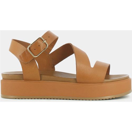 Isaure Leather Sandals with Chunky Heel - JONAK - Modalova