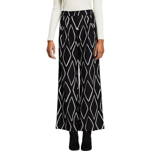 Printed Wide Leg Trousers in Straight Fit - Esprit - Modalova