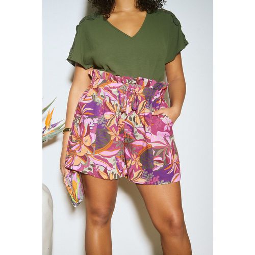 Maxence Floral Paperbag Shorts - ALMÉ - Modalova