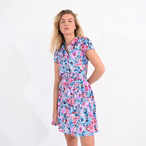 Floral Buttoned Mini Dress - MOLLY BRACKEN - Modalova