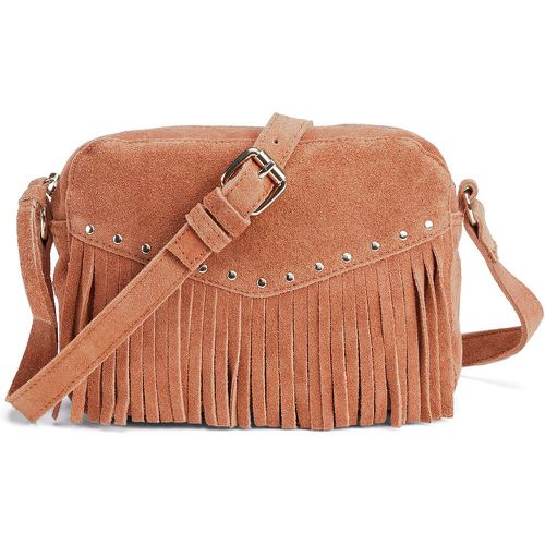 Nilla Suede Fringed Bag - Pieces - Modalova