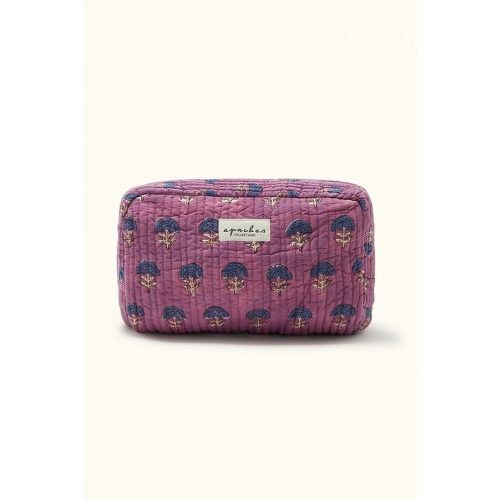 Gayane Cotton Toiletry Bag with Zip Fastening - APACHES COLLECTIONS - Modalova