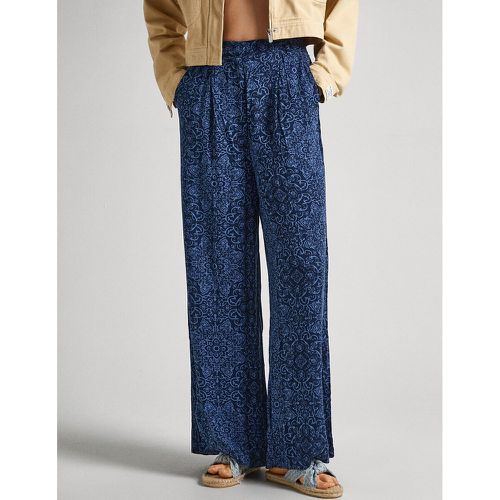 Floral Print Palazzo Trousers - Pepe Jeans - Modalova