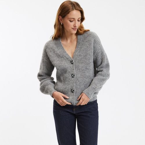 Signatures Gildas Cardigan with V-Neck in Alpaca Mix - LA REDOUTE COLLECTIONS - Modalova