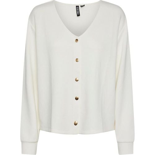 Short V-Neck Cardigan - Pieces - Modalova