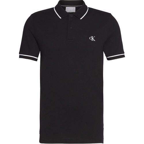 Tipping Slim Polo Shirt in Cotton Piqué Mix - Calvin Klein Jeans - Modalova