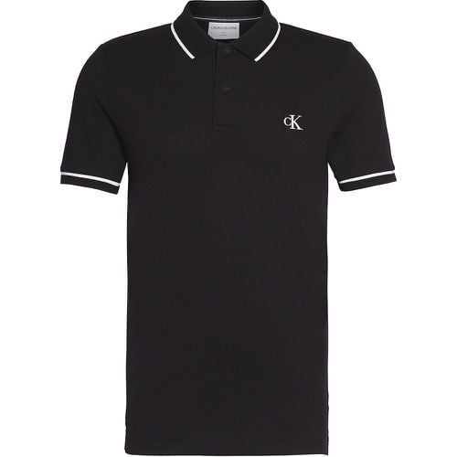 Tipping Slim Polo Shirt in Cotton Pique - Calvin Klein Jeans - Modalova