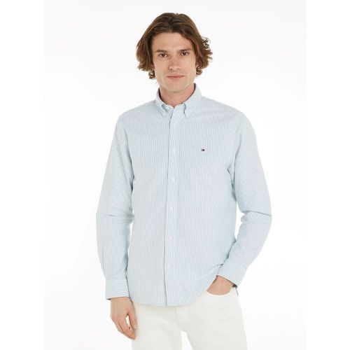 Striped Cotton Oxford Shirt in Regular Fit - Tommy Hilfiger - Modalova