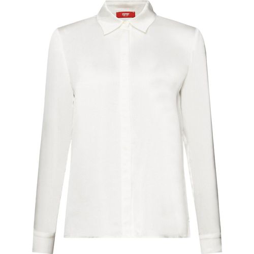 Satin Regular Fit Shirt - Esprit - Modalova