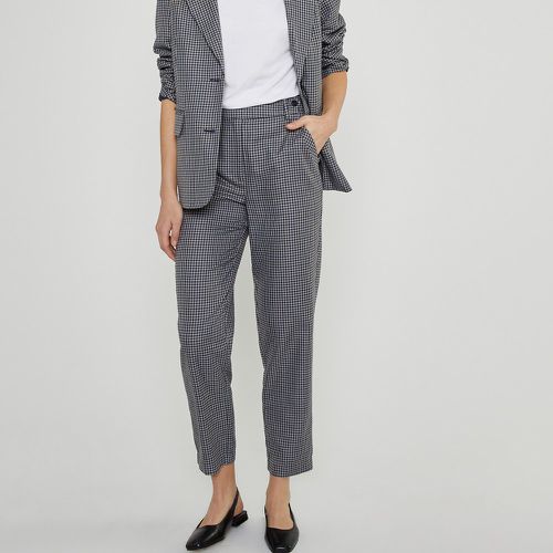 Checked Cigarette Trousers, Length 28.5" - LA REDOUTE COLLECTIONS - Modalova