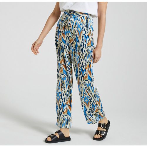 Printed Loose Fit Trousers with High Waist - SEE U SOON - Modalova