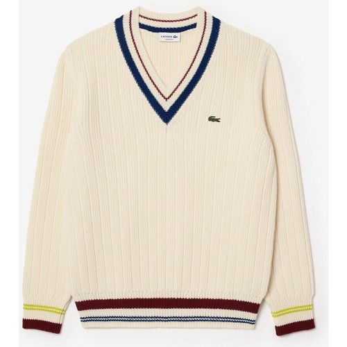 Heavyweight Cricket Jumper in Carded Wool - Lacoste - Modalova