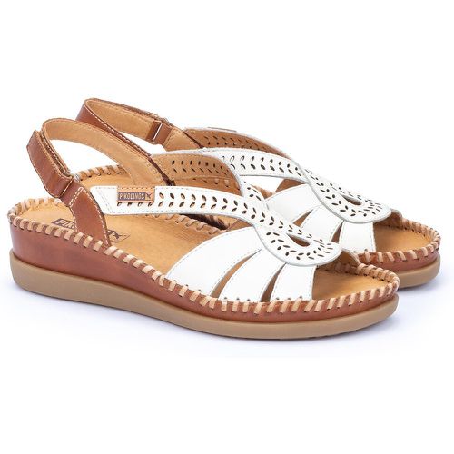 Cadaques Leather Sandals with Wedge Heel - Pikolinos - Modalova