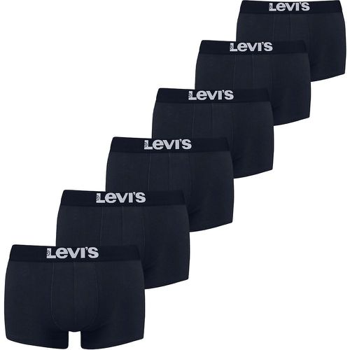 Pack of 6 Hipsters in Plain Cotton - Levi's - Modalova