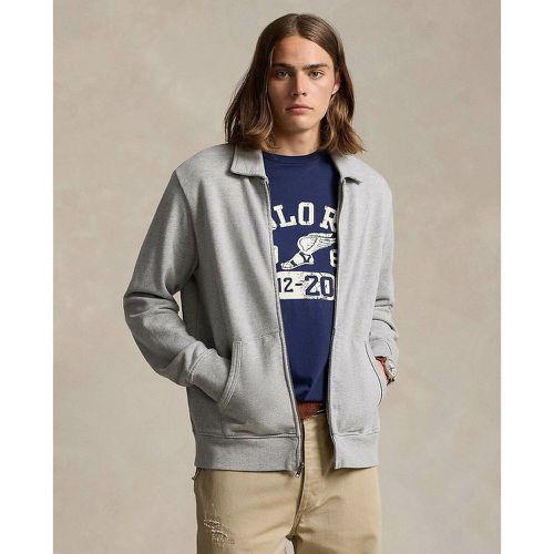 Cotton Loopback Terry Jacket with Zip Fastening and Embroidered Logo - Polo Ralph Lauren - Modalova