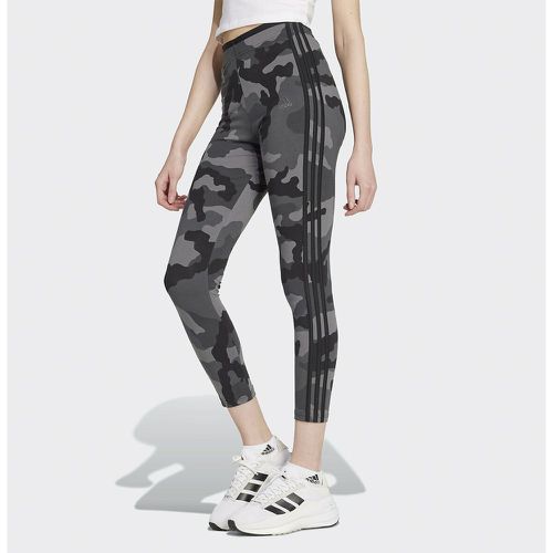 Essentials 3-Stripes Cropped Leggings in Camo Print Cotton - ADIDAS SPORTSWEAR - Modalova