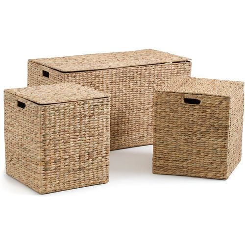 Set of 3 Semra L86cm Water Hyacinth Trunks - LA REDOUTE INTERIEURS - Modalova