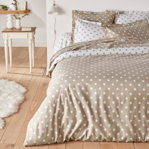 Clarisse Polka Dot 100% Cotton Flannel Duvet Cover - LA REDOUTE INTERIEURS - Modalova