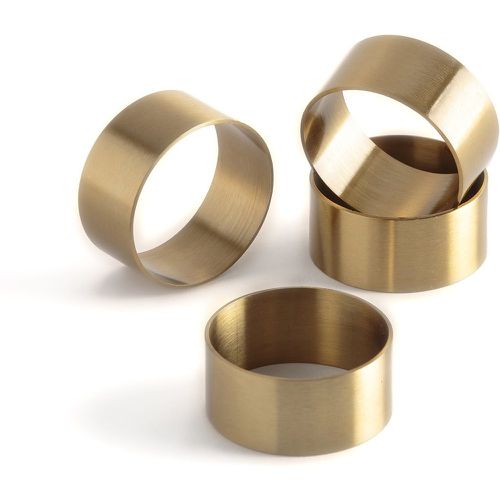 Dajan Golden Napkin Rings (Set of 4) - LA REDOUTE INTERIEURS - Modalova