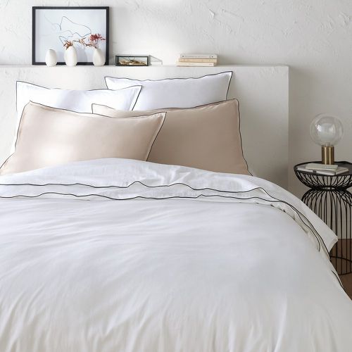 Victor Plain 100% Washed Cotton Satin 300 Thread Count Duvet Cover - LA REDOUTE INTERIEURS - Modalova