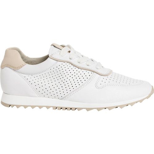 Leather Perforated Trainers - tamaris - Modalova