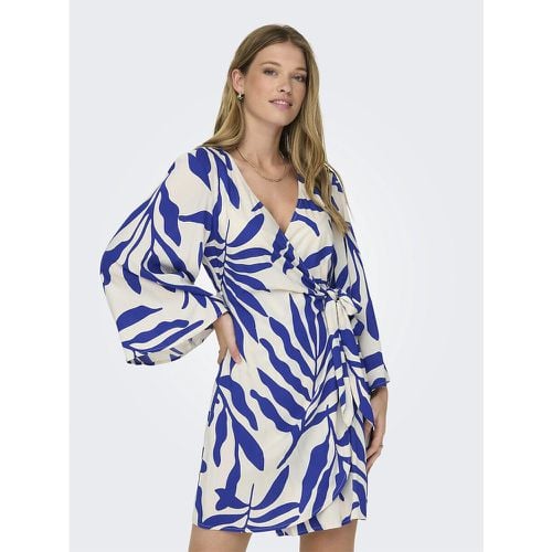 Printed Wrapover Mini Dress - JDY - Modalova