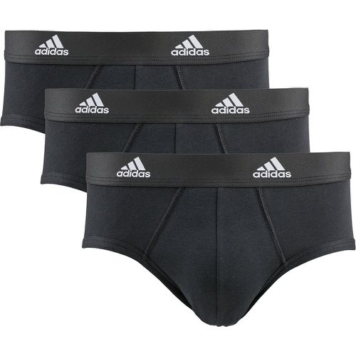 Pack of 3 Active Briefs in Plain Cotton - adidas performance - Modalova