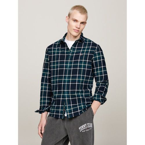 Checked Cotton Flannel Shirt, Regular Fit - Tommy Jeans - Modalova