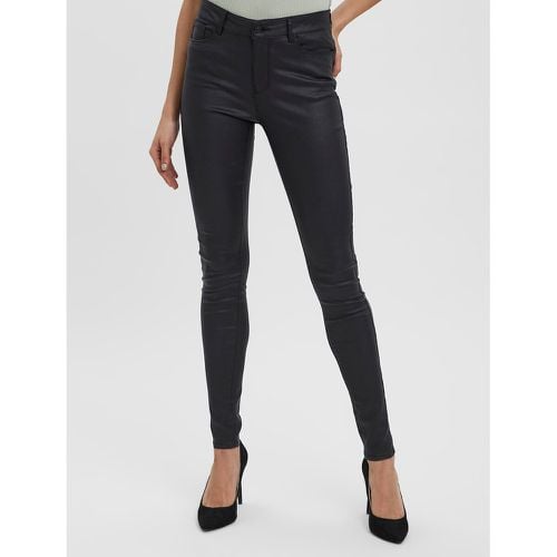 Coated Skinny Trousers in Faux Leather - Vero Moda - Modalova