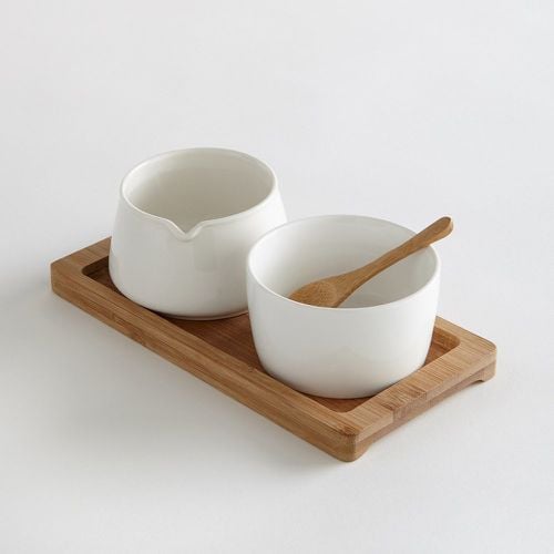 Balmi Ceramic Sugar Bowl & Milk Jug Set - LA REDOUTE INTERIEURS - Modalova