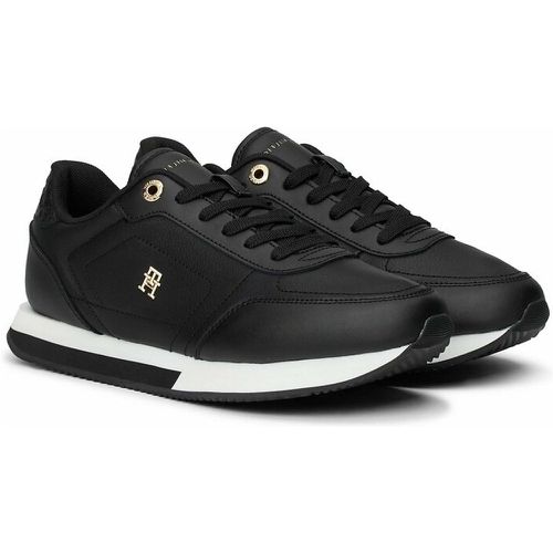 Elevated Essential Runner Trainers in Leather - Tommy Hilfiger - Modalova