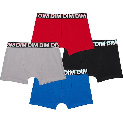 Pack of 4 Boxers in Cotton - Dim - Modalova