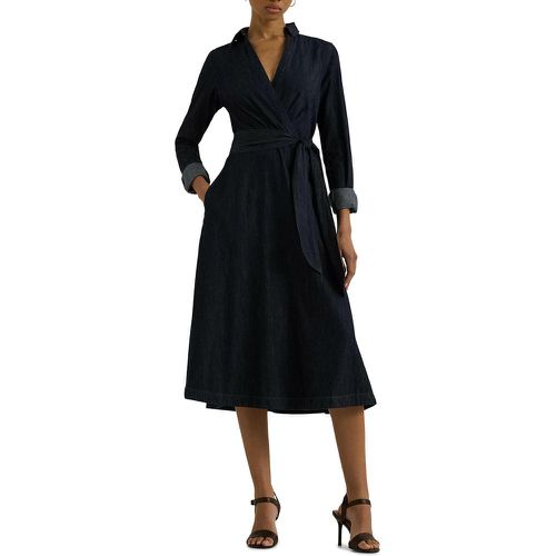 Rowella Denim Wrapover Dress - Lauren Ralph Lauren - Modalova