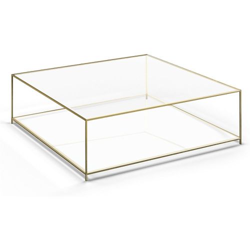 Sybil Square Tempered Glass Coffee Table - AM.PM - Modalova