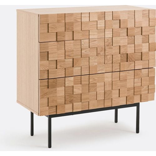 Madria Oak Veneer Chest of 3 Drawers - LA REDOUTE INTERIEURS - Modalova