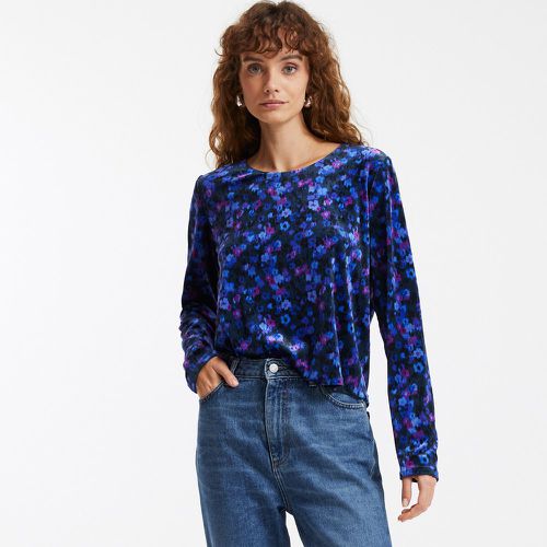 Floral Print Blouse with Crew Neck and Long Sleeves - LA REDOUTE COLLECTIONS - Modalova