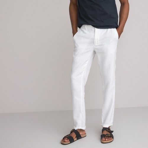 Linen Straight Trousers - LA REDOUTE COLLECTIONS - Modalova