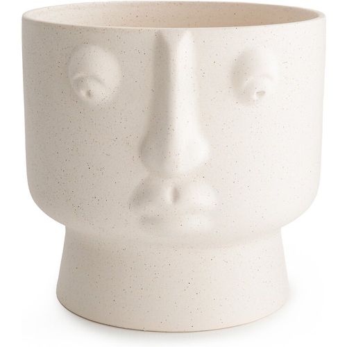 Lesego 24cm High Enamelled Ceramic Face Flower Pot - AM.PM - Modalova