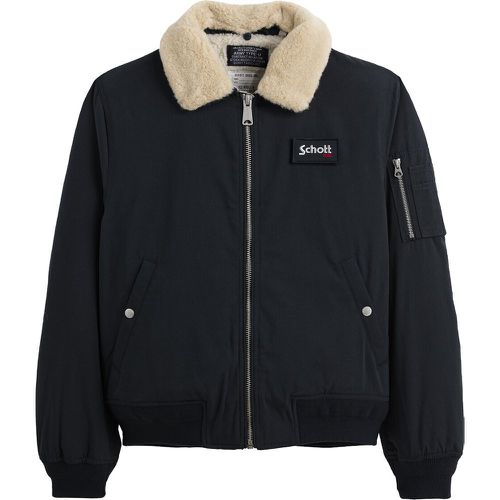 B18 Aviator Jacket with Faux Fur Lining - Schott - Modalova