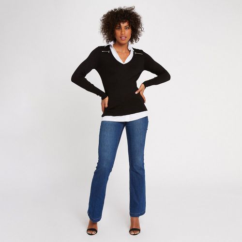 In-1 Jumper with Zipped Shoulders - Morgan - Modalova