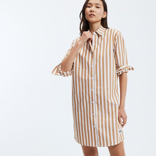 Striped Cotton Poplin Nightshirt - LA REDOUTE COLLECTIONS - Modalova