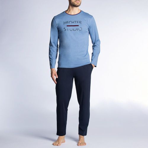 Cotton Crew Neck Pyjamas - DANIEL HECHTER LINGERIE - Modalova