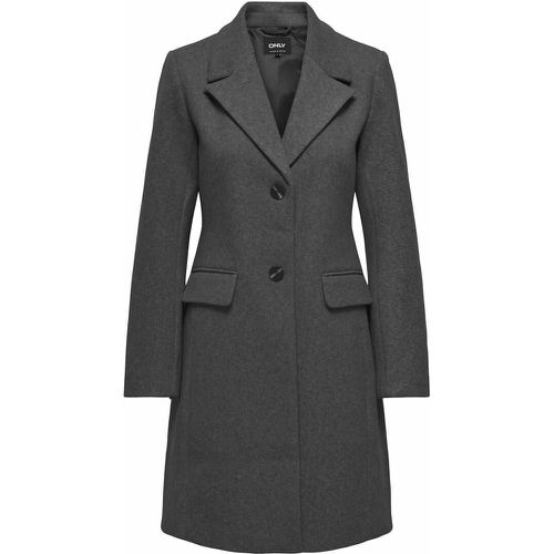 Buttoned Fitted Coat - Only - Modalova